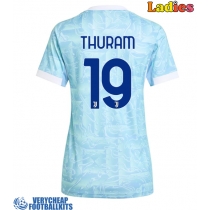 Juventus Khephren Thuram #19 Replica Away Shirt Ladies 2025-26 Short Sleeve